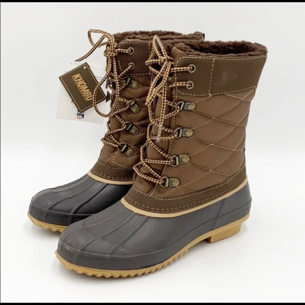 NWT Khombu Annabel Tufted Duck Boots Women’s 9/10 - Picture 10 of 15